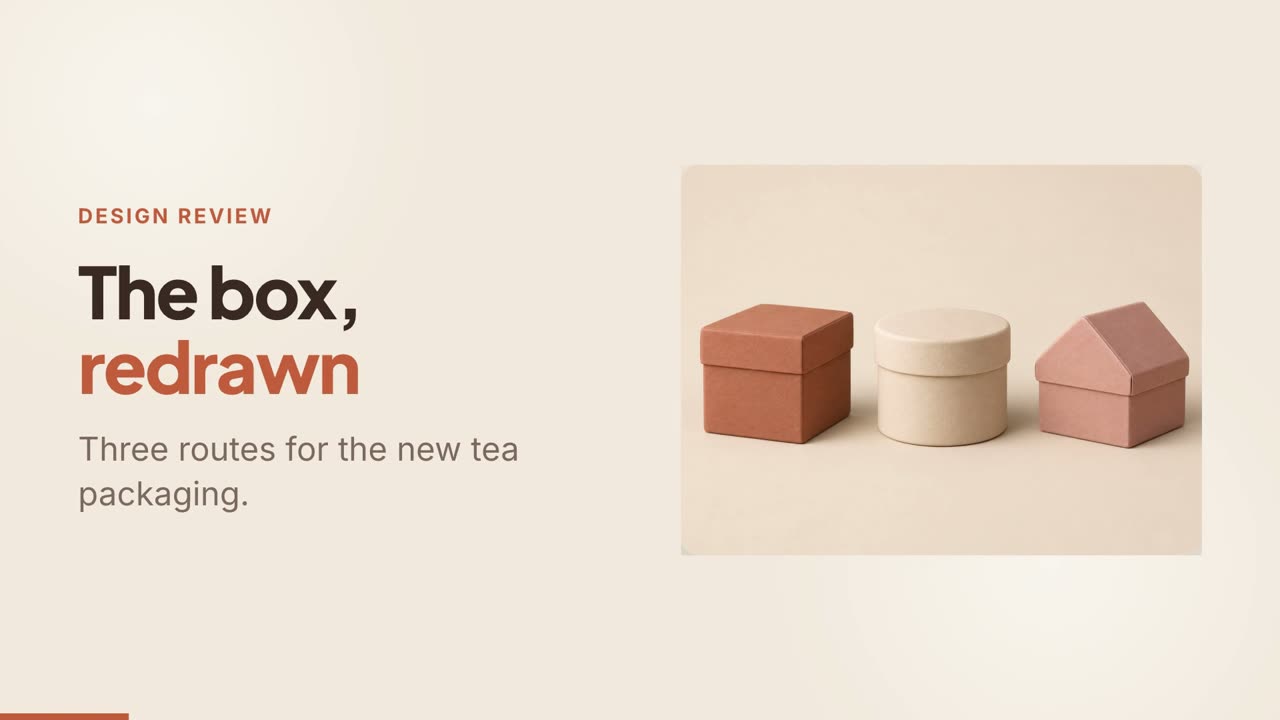 範例影片畫面:設計審查:新包裝