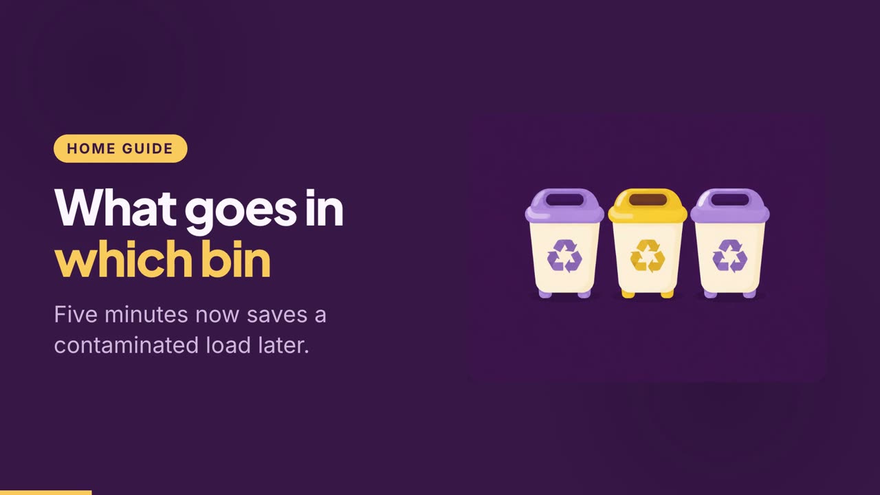 Standbild aus dem Beispielvideo: Recycling zu Hause