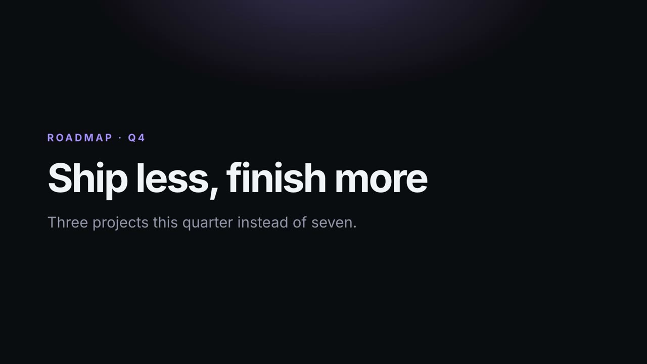 Frame from the Midnight example video