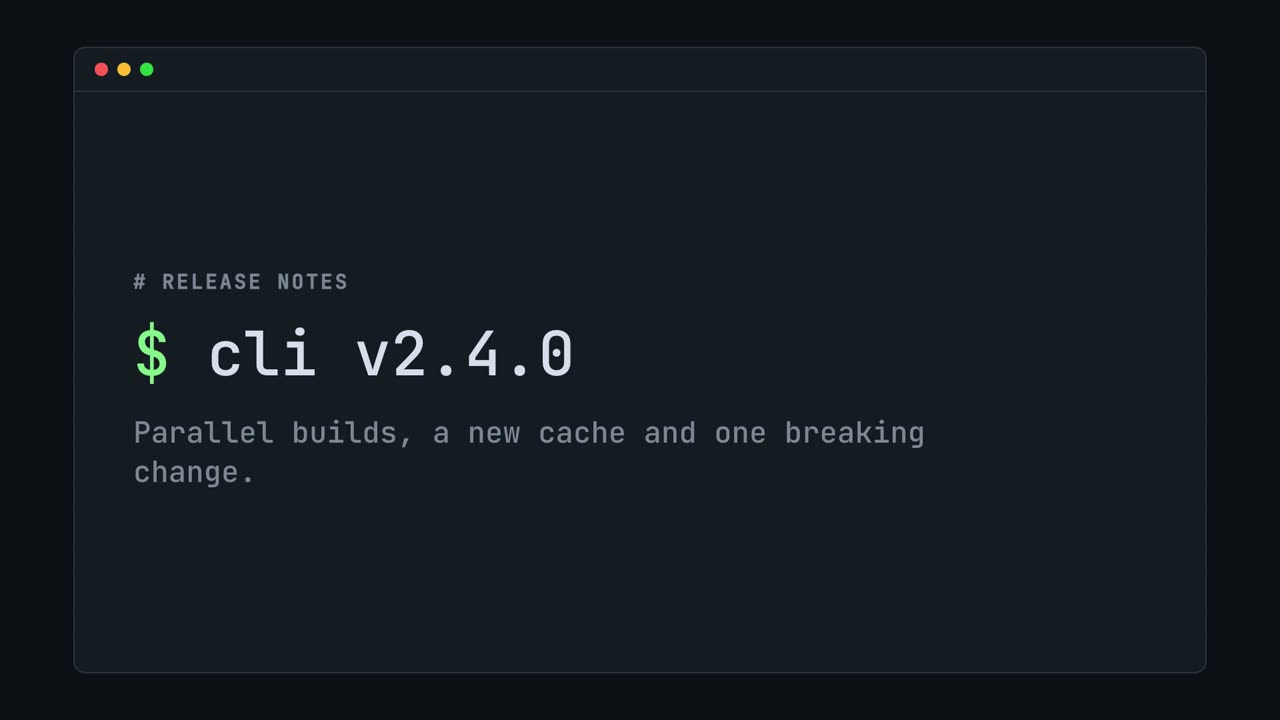 Frame from the Terminal example video